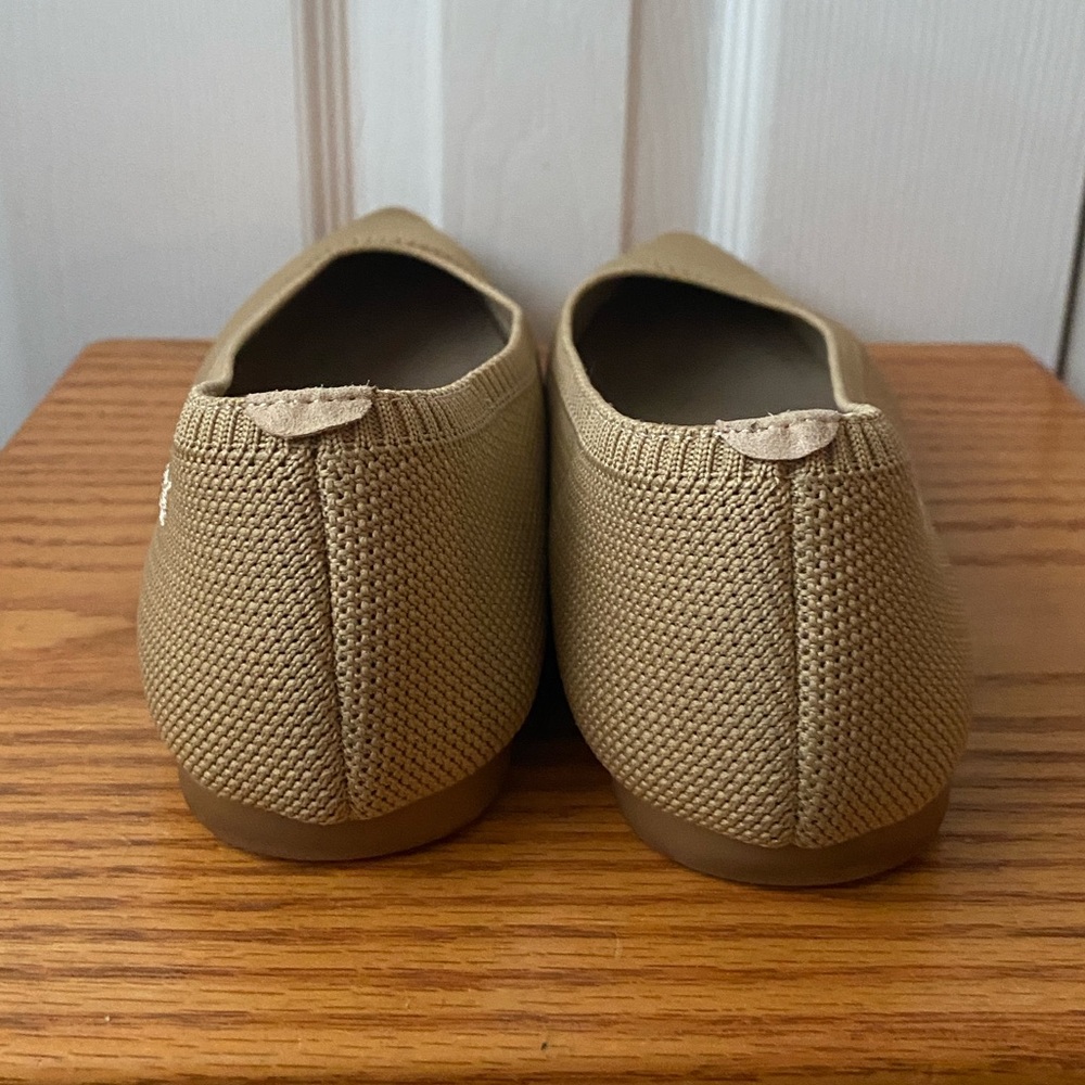 VIVIAIA Aria Walker Nutmeg Tan Lightweight Pointed Toe Ballet Flats 39.5 (8.5 US - Picture 5 of 9